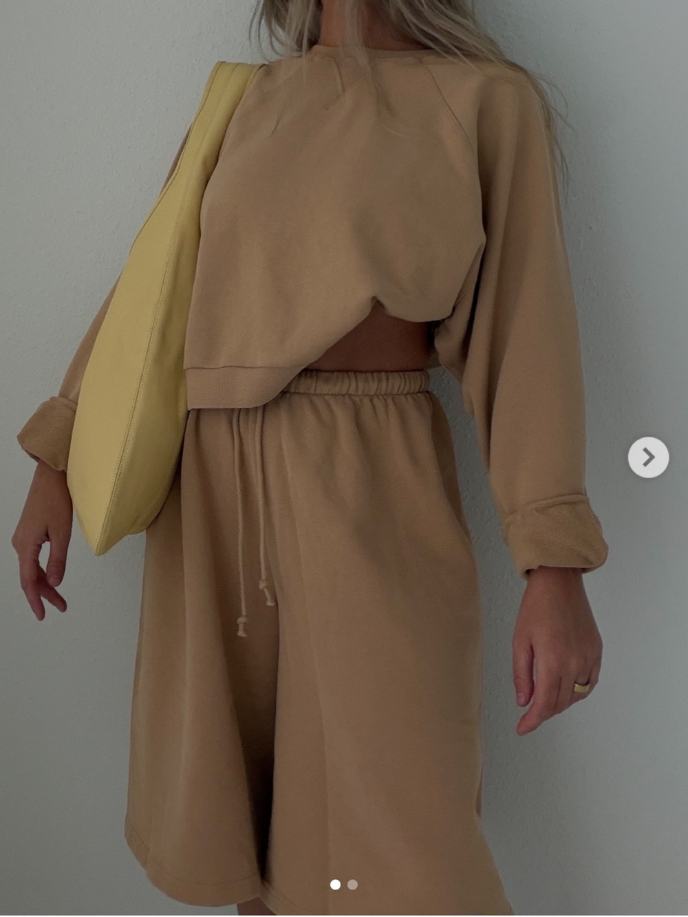 Boheme Goods the Sweat Culotte in Sand